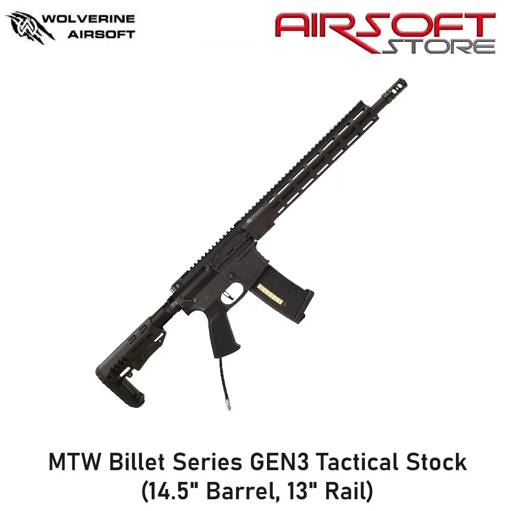 [2100000071340] MTW Billet Series GEN3 Tactical Stock (14.5" Barrel, 13" Rail)
