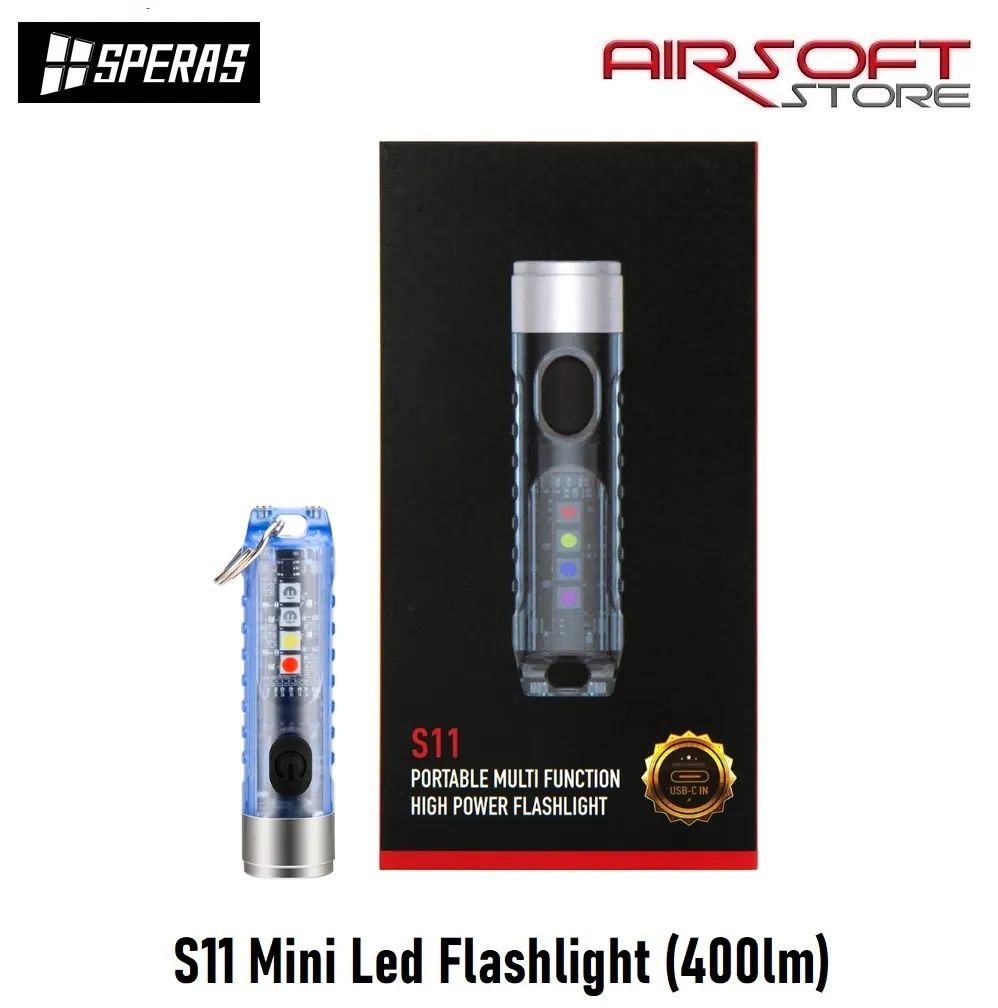 [2100000071487] S11 Mini Led Flashlight (400lm)