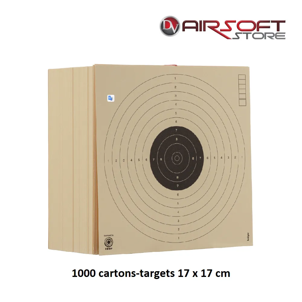 [2100000071500] 1000 cartons-targets 17 x 17 cm