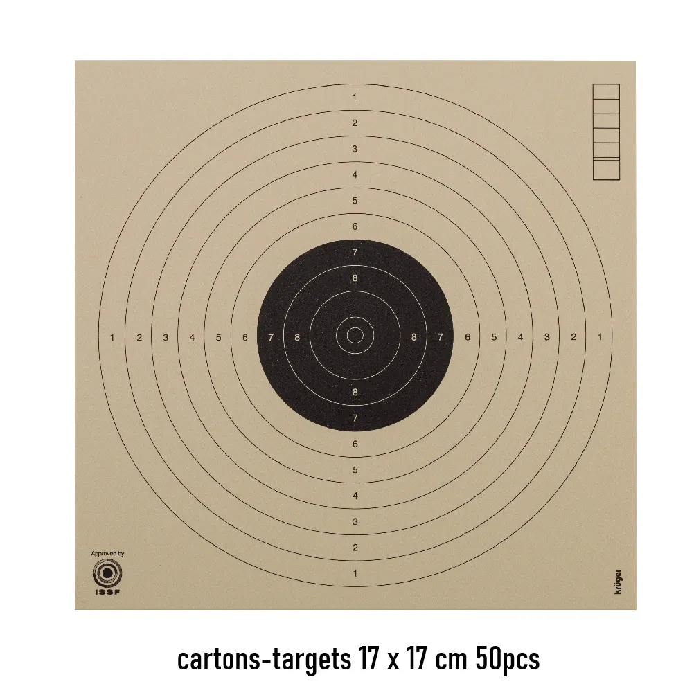 [2100000071531] cartons-targets 17 x 17 cm 50pcs