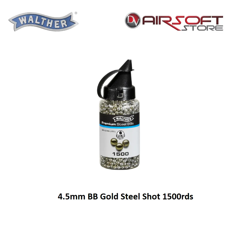 4.5mm BB Gold Steel Shot 1500rds