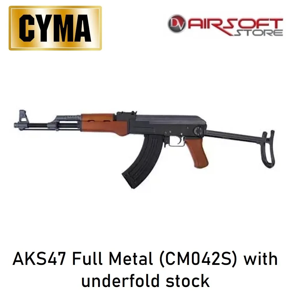 AKS47 Full Metal (CM042S) with underfold stock