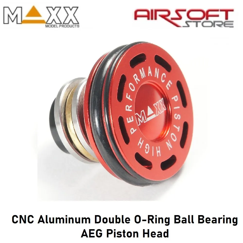 [2100000073368] CNC Alu Double O-Ring Ball Bearing AEG Piston Head