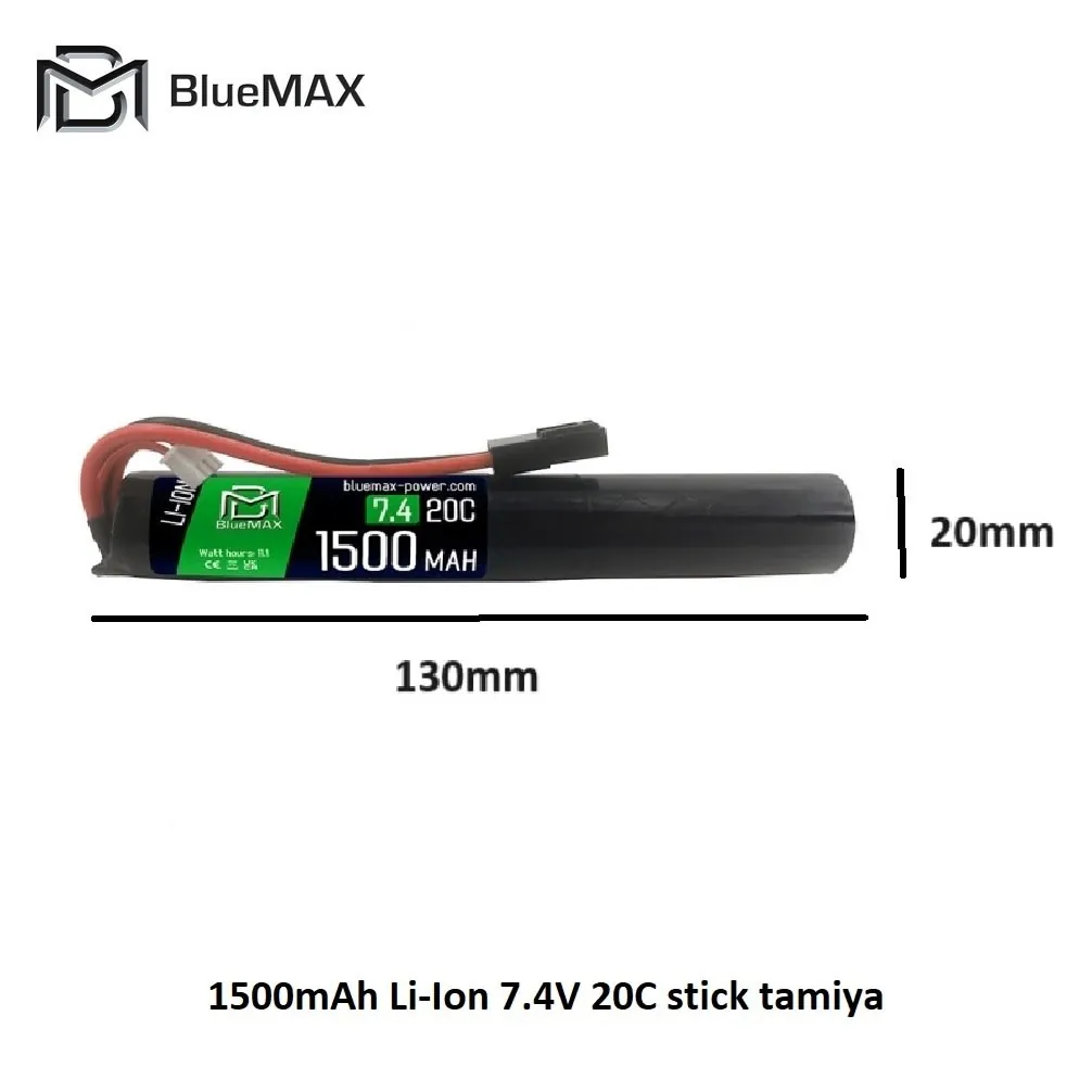 [2100000073535] 1500mAh Li-Ion 7.4V 20C stick tamiya