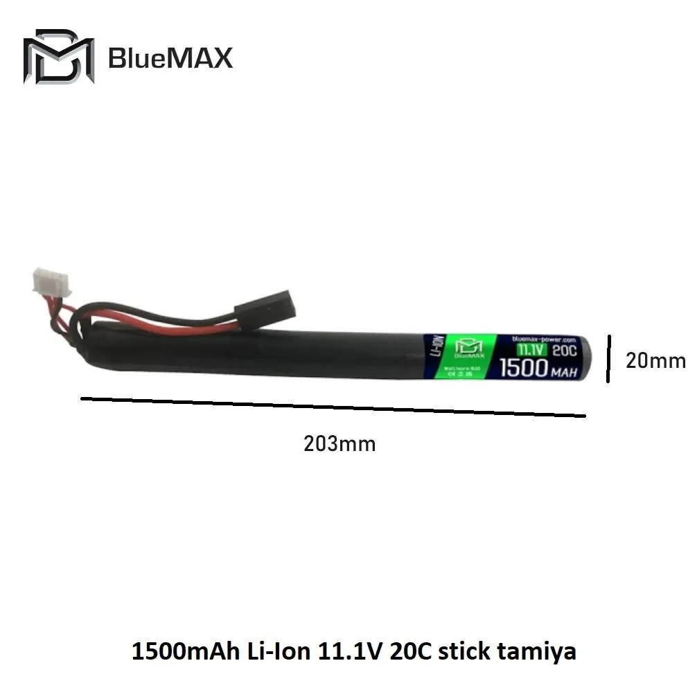 [2100000073559] 1500mAh Li-Ion 11.1V 20C stick tamiya