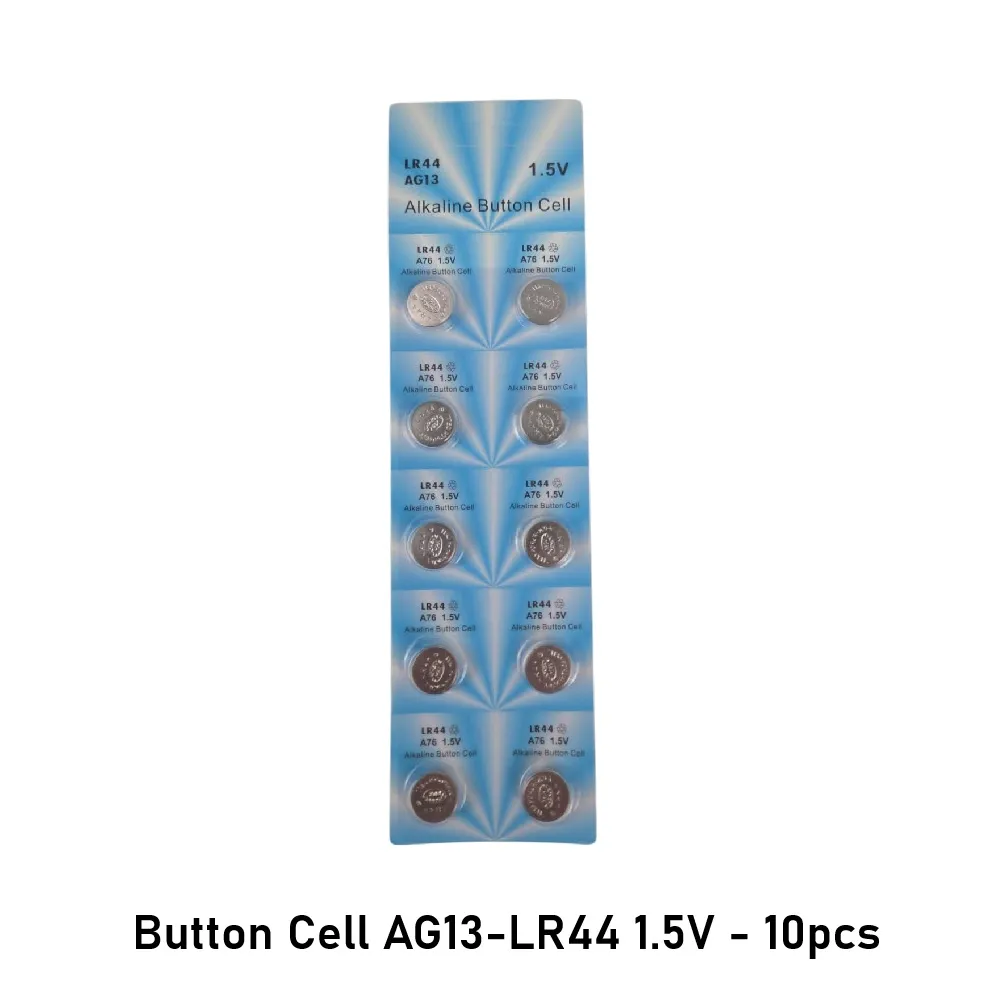 [2100000073580] Button Cell AG13-LR44 1.5V - 10pcs