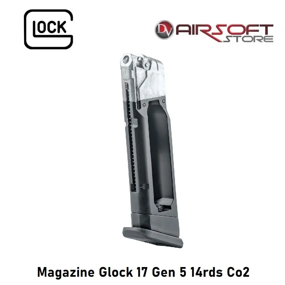 [2100000074433] Magazine Glock 17 Gen 5 14rds Co2
