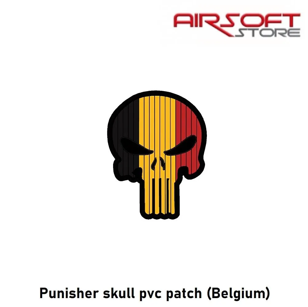 [2100000074617] Punisher skull pvc patch (Belgium)