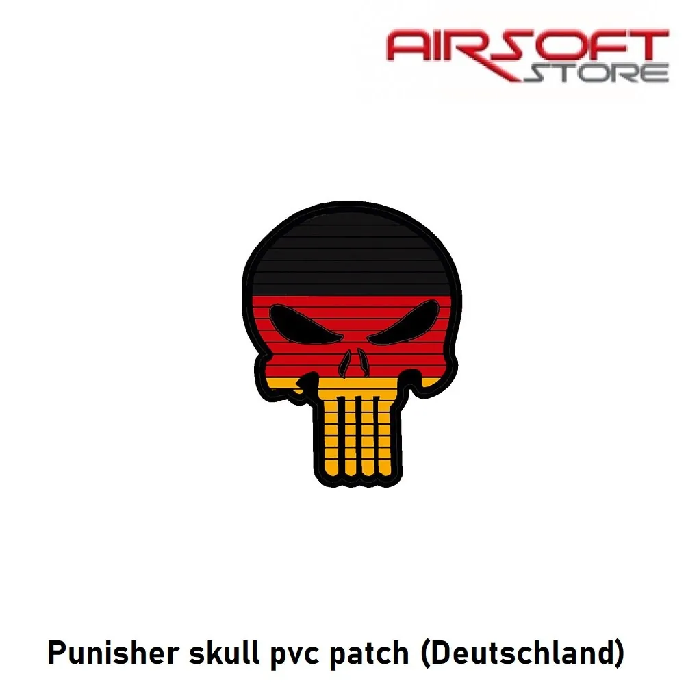 [2100000074624] Punisher skull pvc patch (Deutschland)