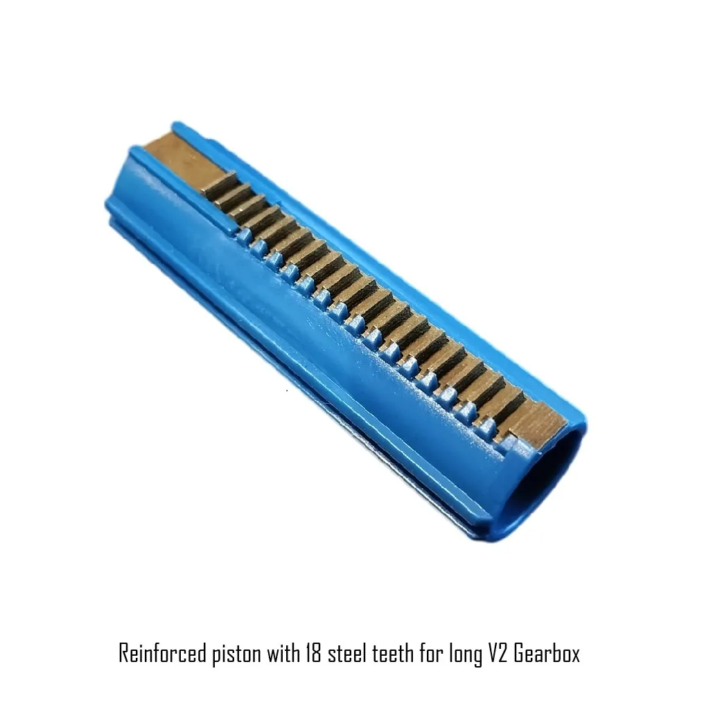 [2100000075416] Reinforced piston with 18 steel teeth for long V2 Gearbox