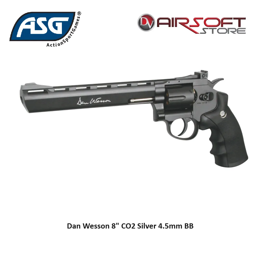 [2100000076338] Dan Wesson 8" CO2 GREY 4.5mm BB