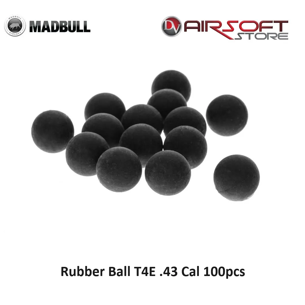 [2100000077175] Rubber Ball T4E .43 Cal 100pcs