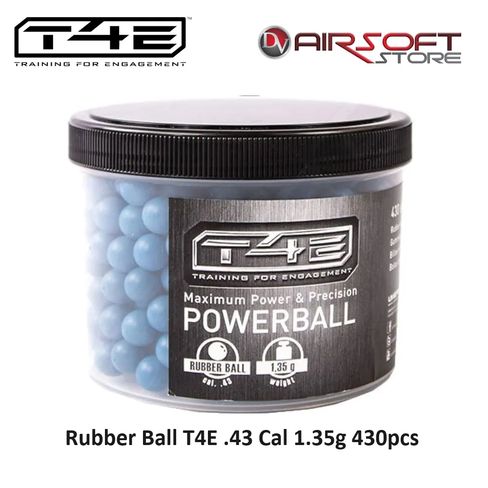 [2100000077199] Rubber Ball T4E .43 Cal 1.35g 430pcs