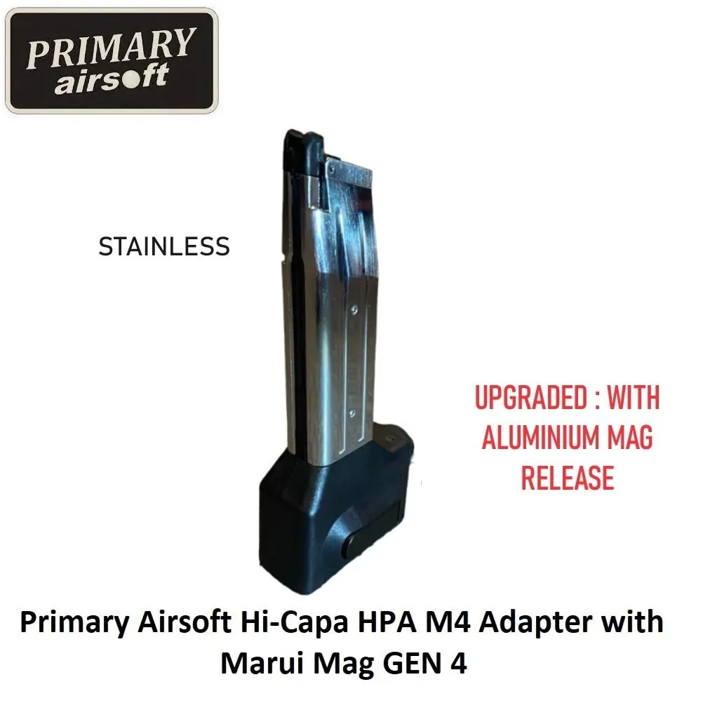 [2100000078295] Hi-Capa HPA M4 Adapter with Marui Mag GEN 4 Stainless