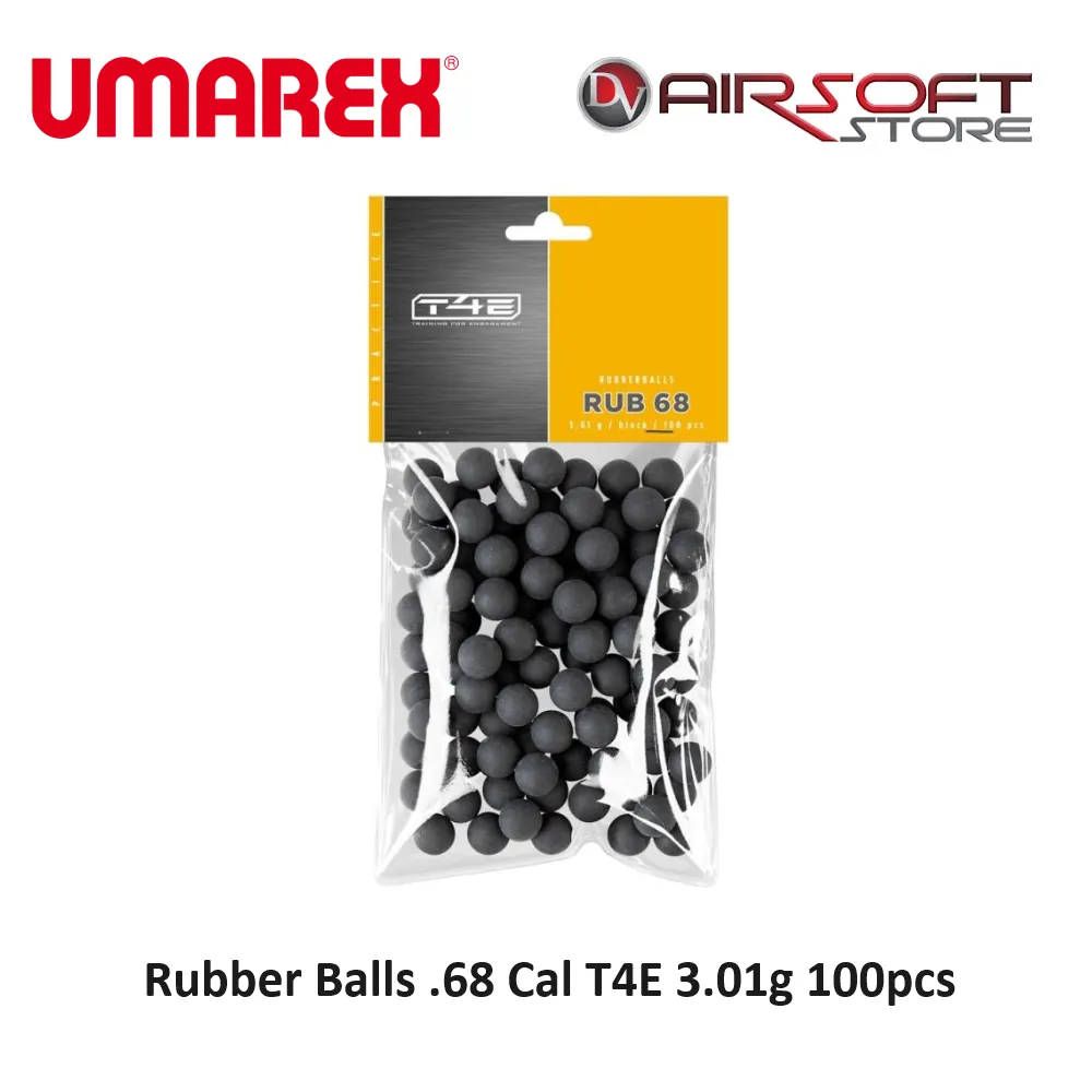 [2100000078578] Rubber Balls .68 Cal T4E 3.01g 100pcs