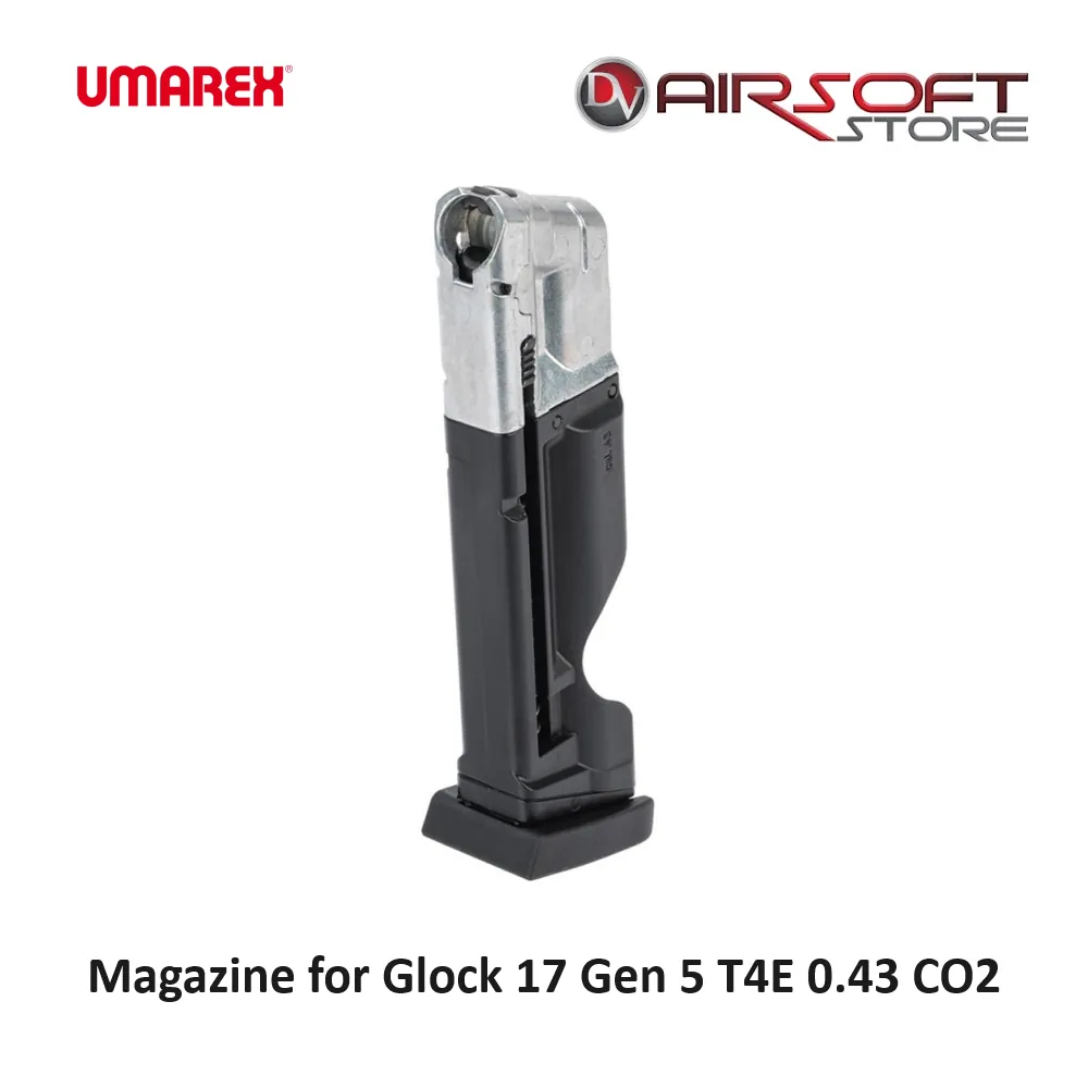 [2100000078776] Magazine for Glock 17 Gen 5 T4E 0.43 CO2