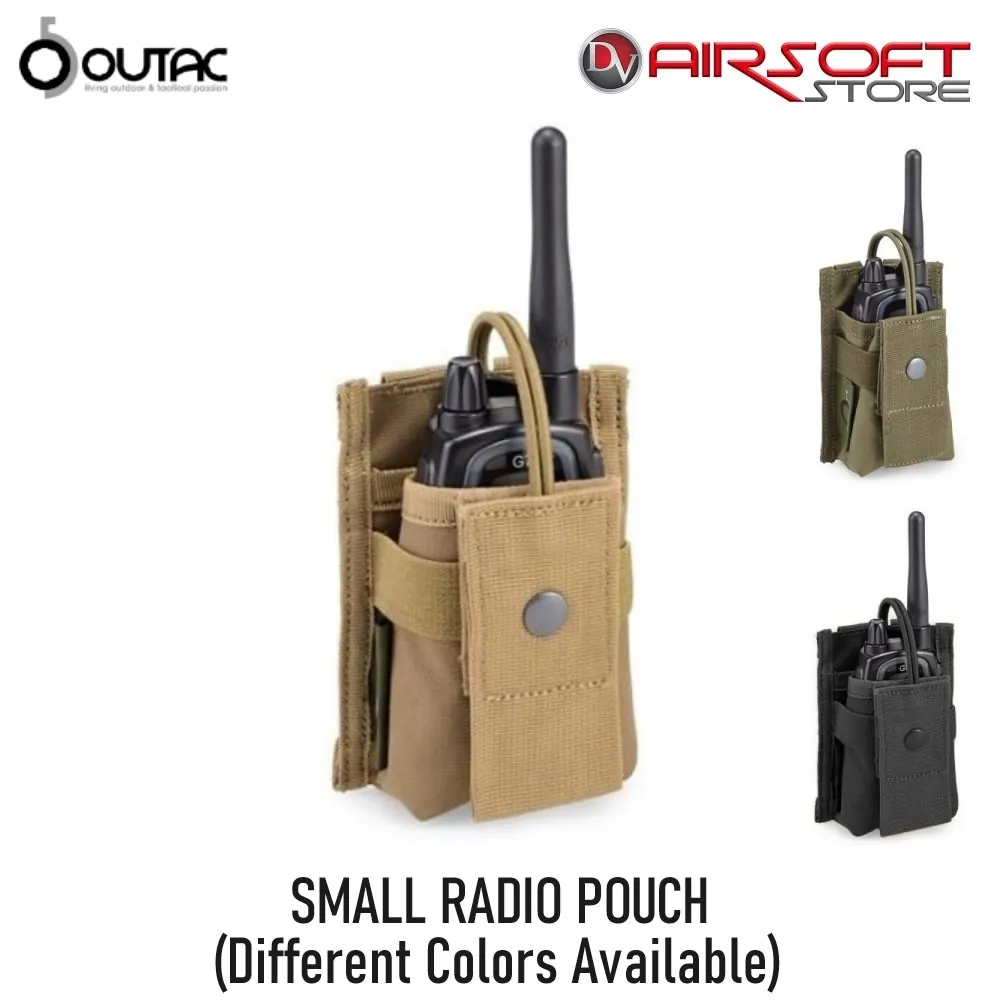[2100000079674] Small Radio Pouch (Black)