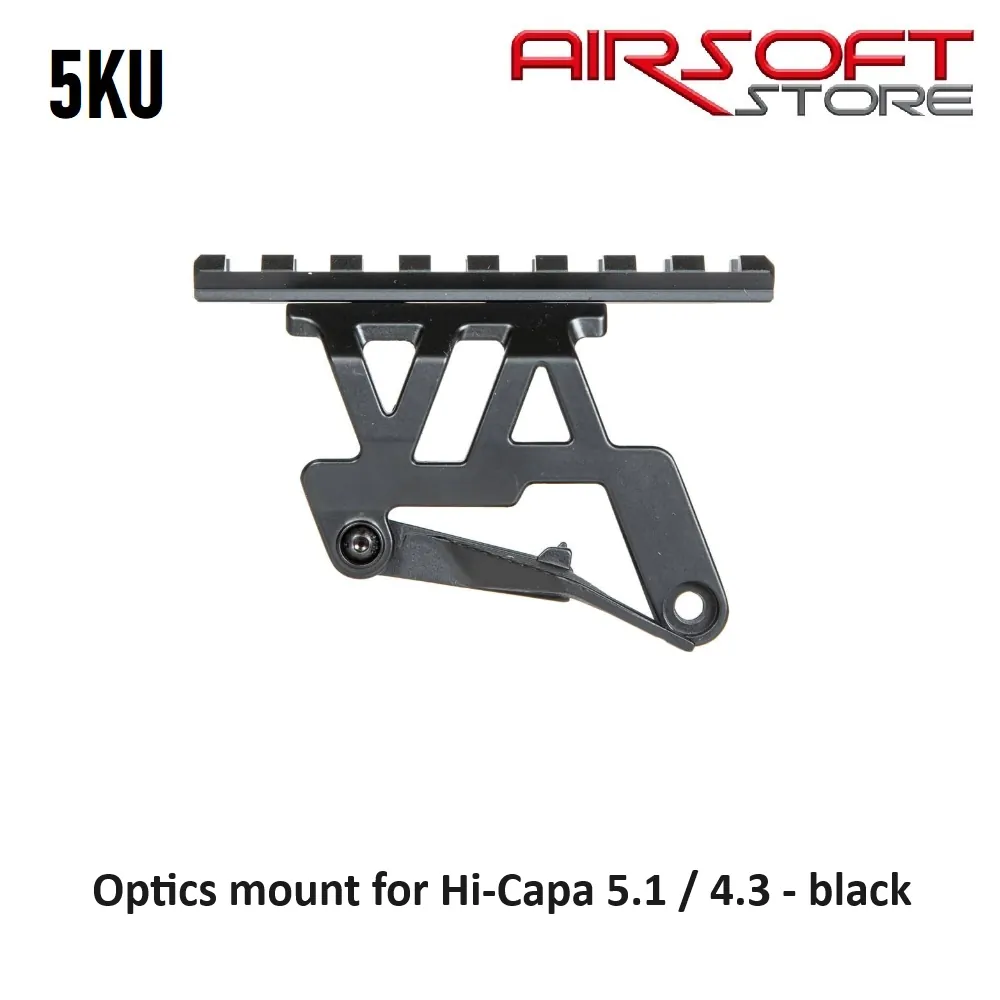 [2100000079964] Optics mount for Hi-Capa 5.1 / 4.3 airsoft pistols - black