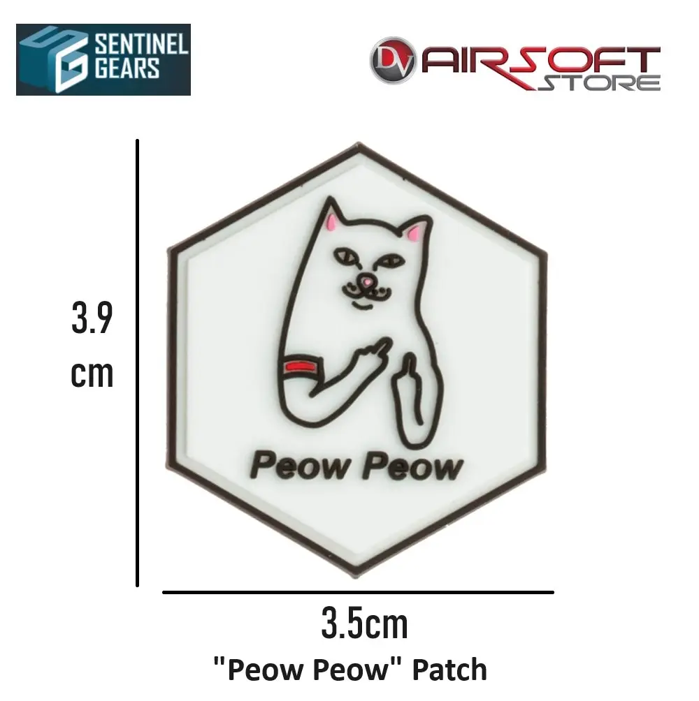 [2100000080342] "Peow Peow" Cat Patch