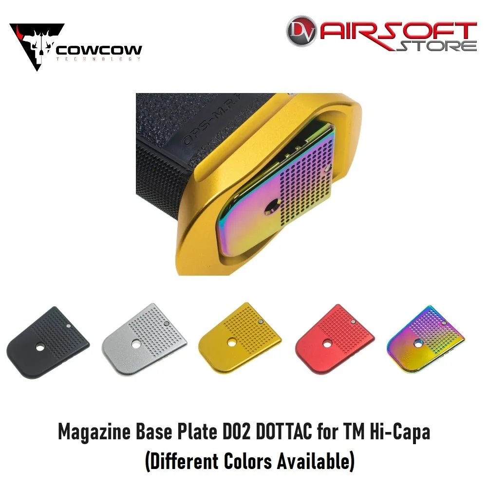 [2100000080632] Magazine Base Plate D02 DOTTAC for TM Hi-Capa (Black)
