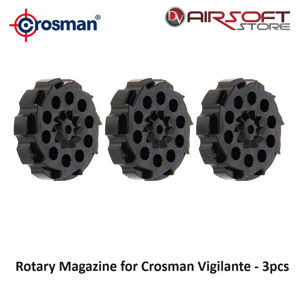 [2100000080793] Rotary Magazine for Crosman Vigilante - 3pcs