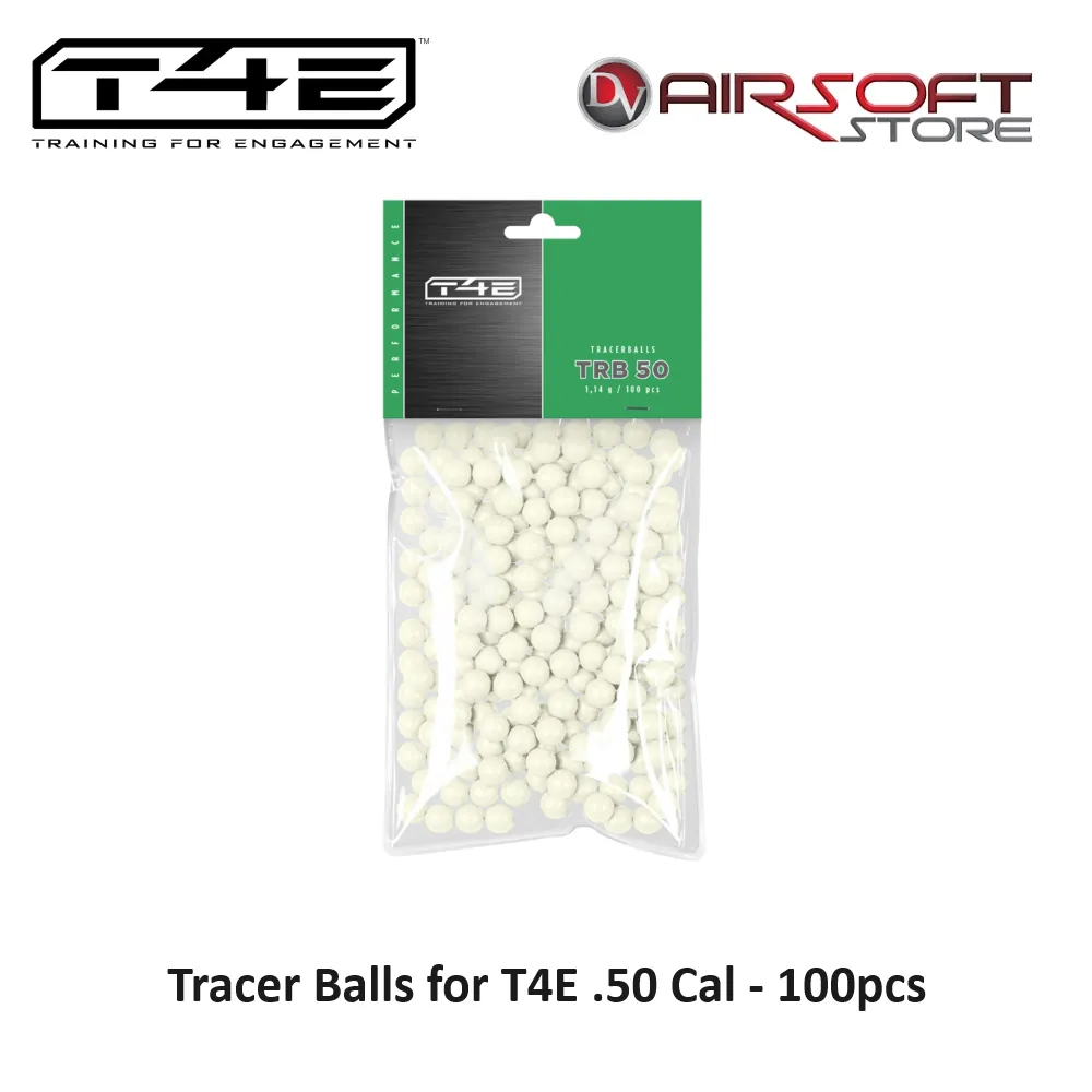 [2100000080816] Tracer Balls for T4E .50 Cal - 100pcs