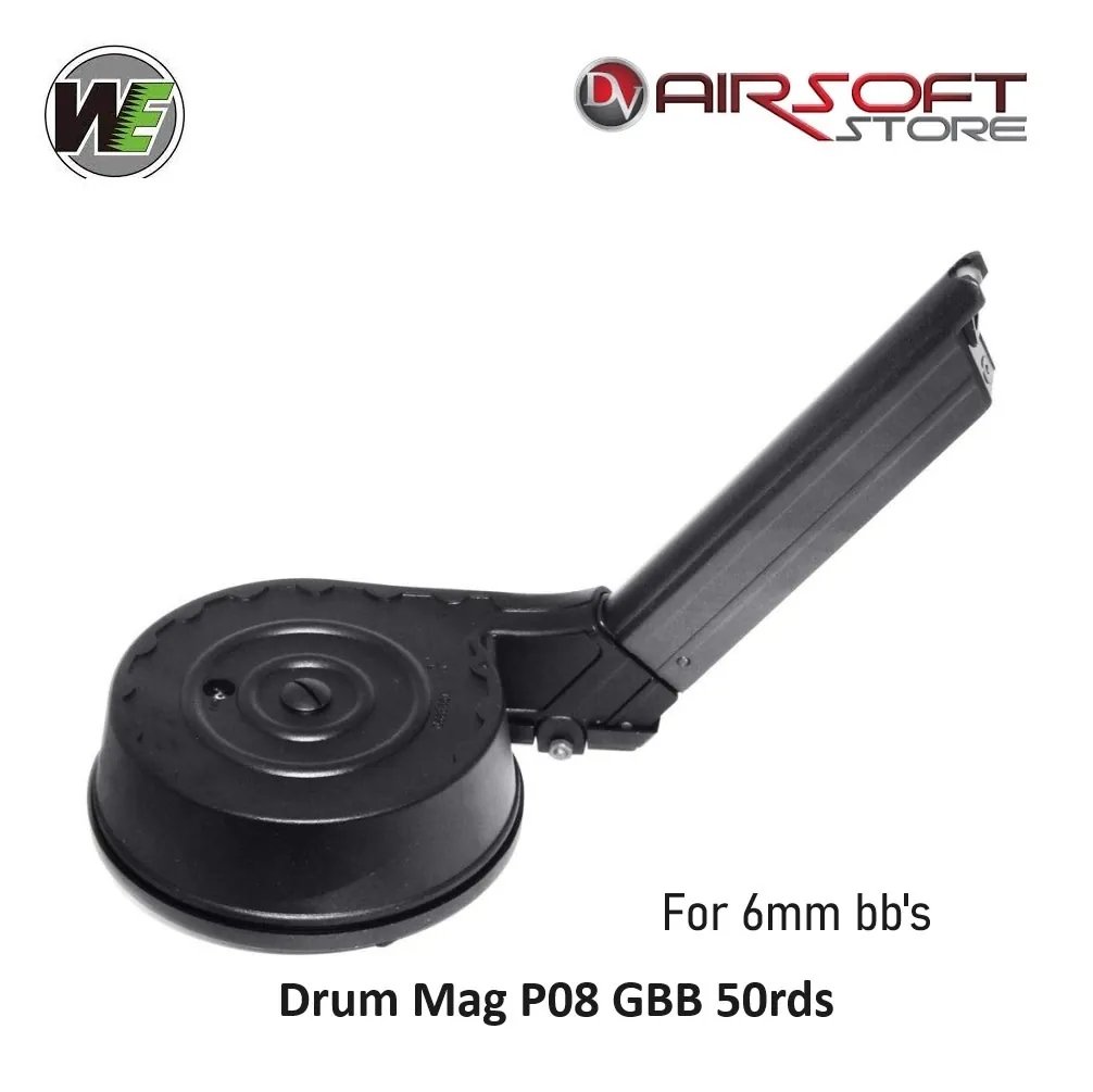 [2100000081059] Drum Mag P08 GBB 50rds