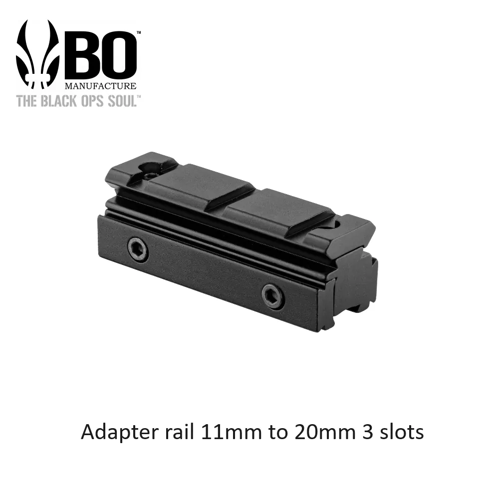 [2100000081813] Adapter rail 11mm to 20mm 3 slots