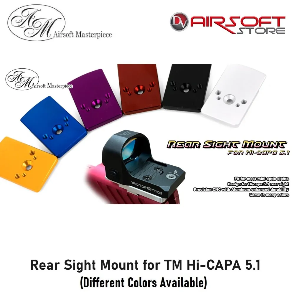 [2100000082124] Rear Sight Mount for TM Hi-CAPA 5.1 (Black)