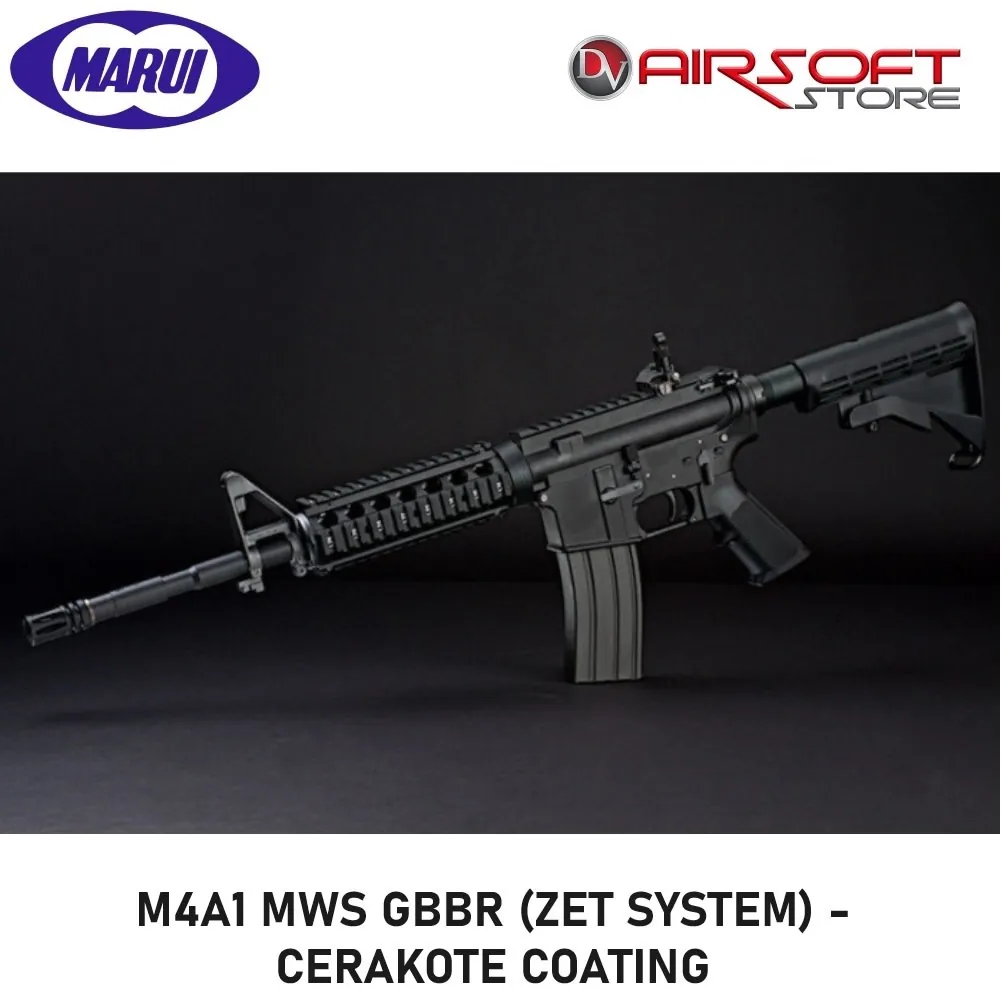 [2100000082278] M4A1 MWS GBBR (ZET SYSTEM) - CERAKOTE COATING