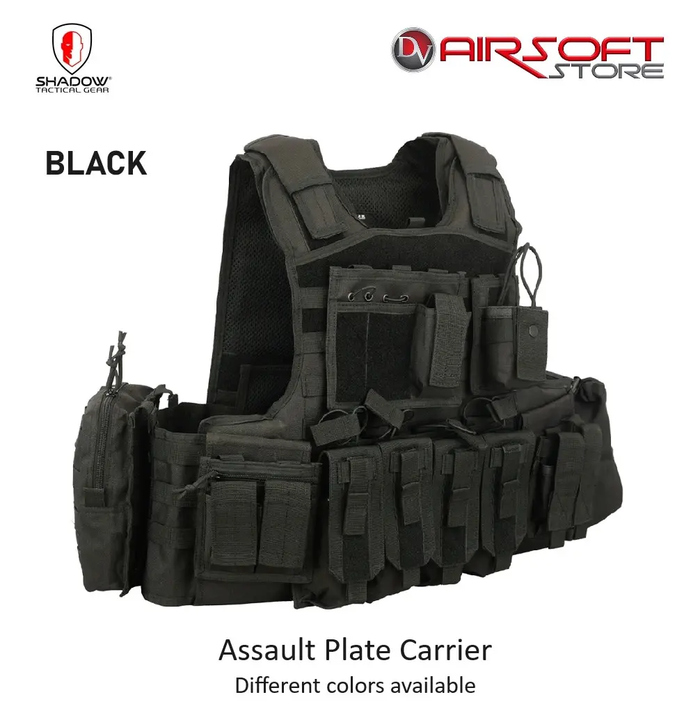 [2100000083121] Assault Plate Carrier (Black)