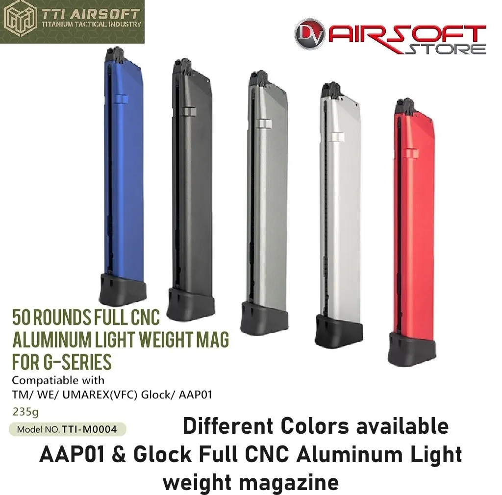 AAP01 & Glock Full CNC Aluminum Light weight magazine