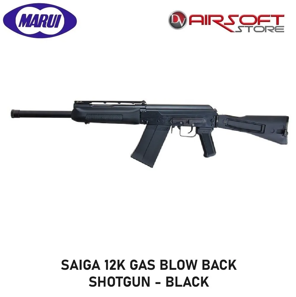 [2100000083633] SAIGA 12K GAS BLOW BACK SHOTGUN - BLACK