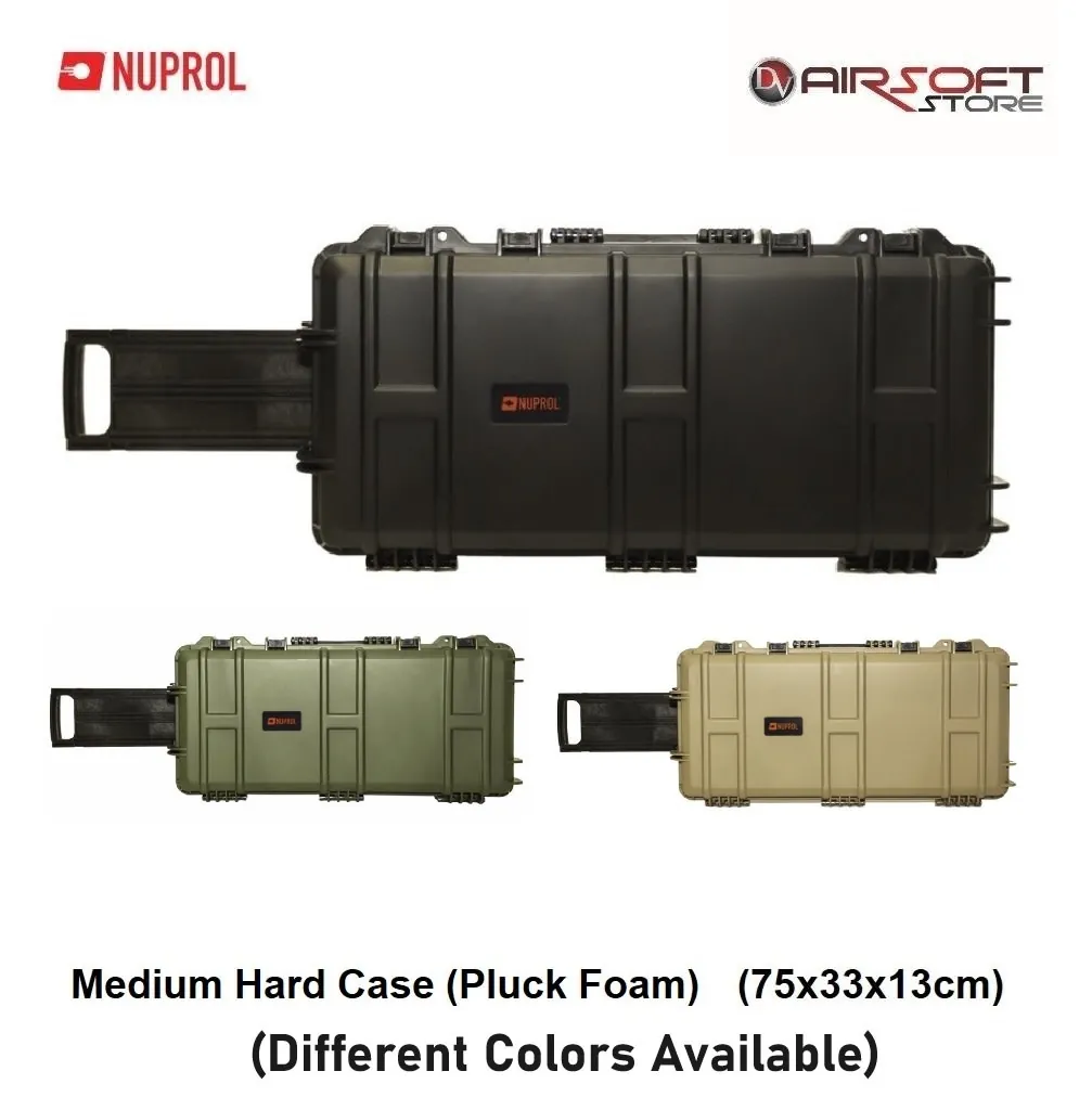 [2100000034468] Medium Hard Case (Pluck Foam) (Black)