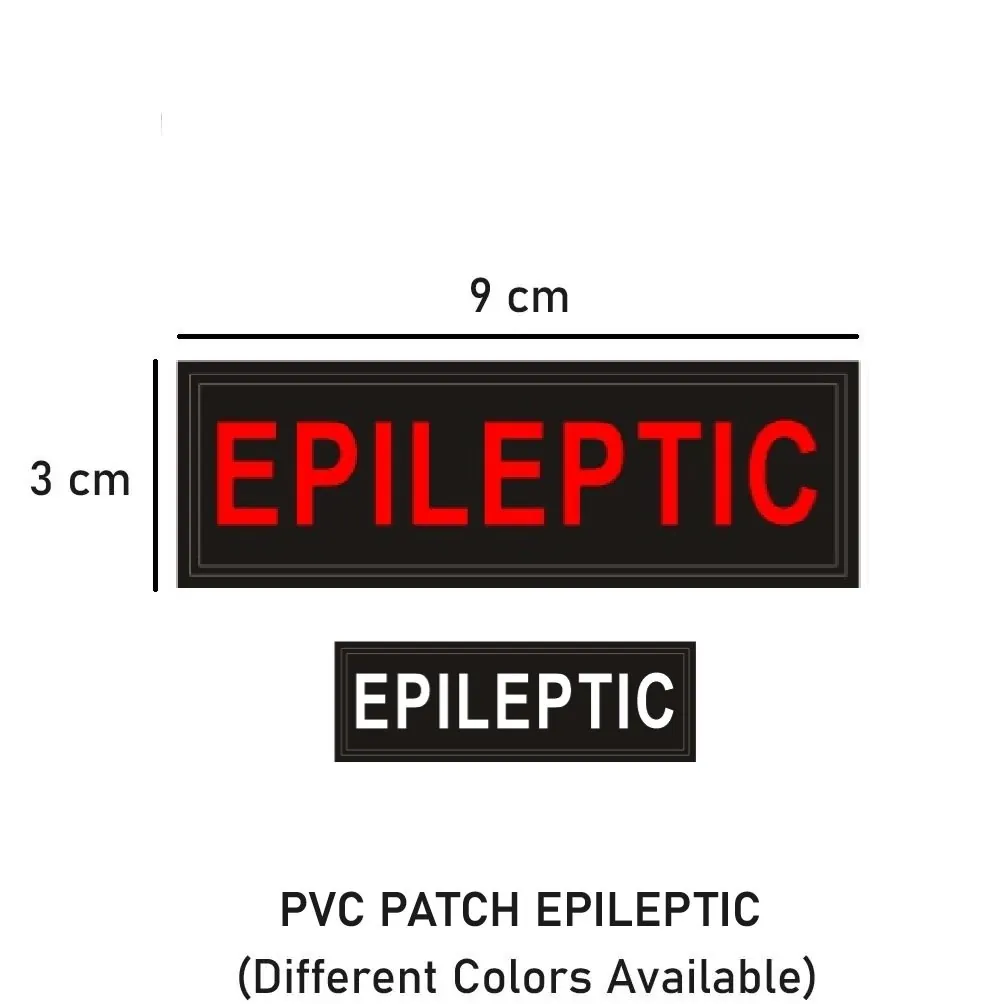 [2100000085361] PVC PATCH EPILEPTIC (BLACKMEDIC)