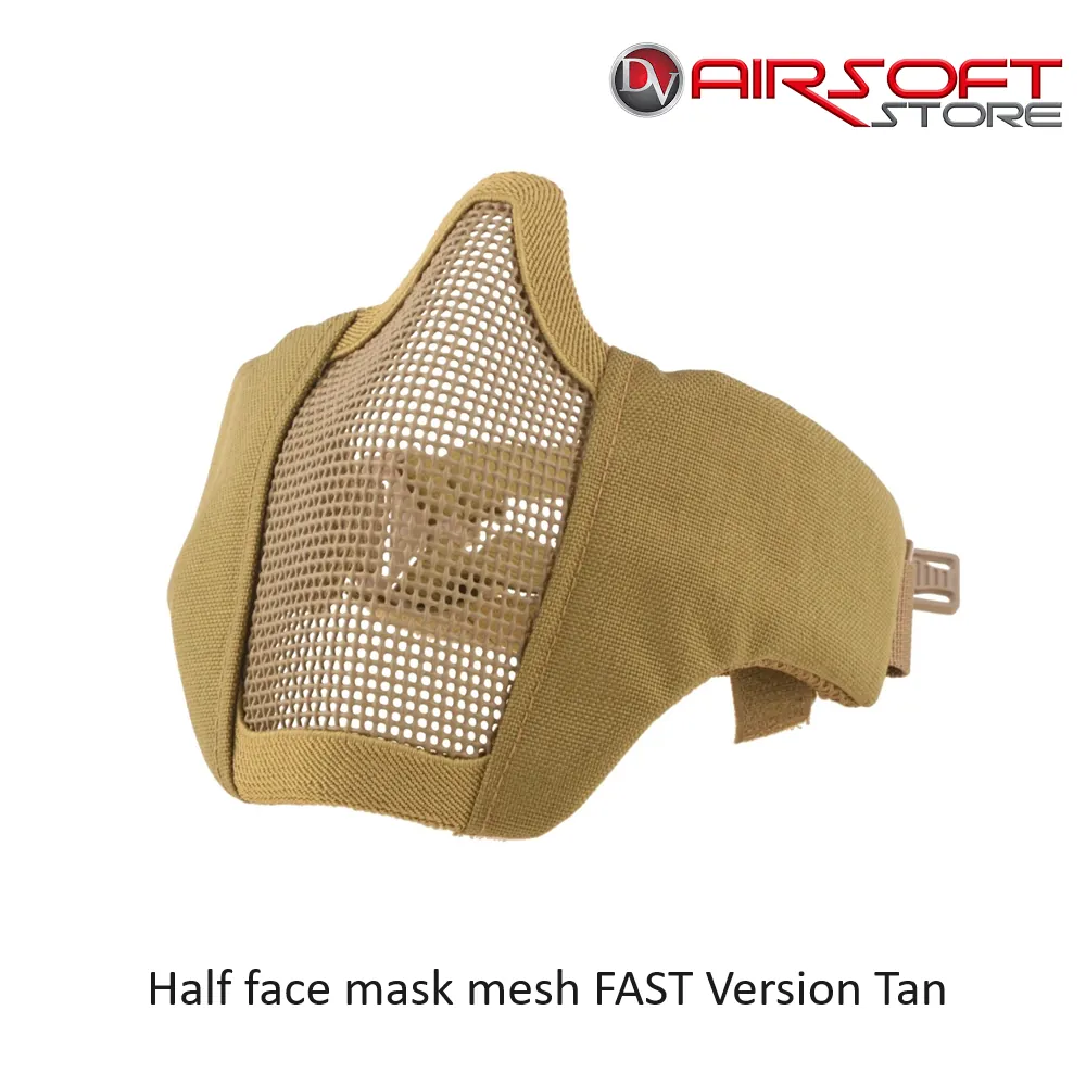 [2100000085545] Half face mask mesh FAST Version (Tan)