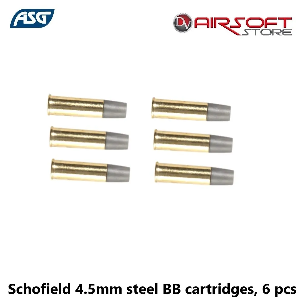 [2100000086405] Schofield 4.5mm steel BB cartridges, 6 pcs