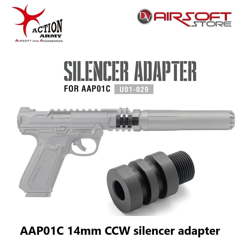 [2100000086740] AAP01C 14mm CCW silencer adapter