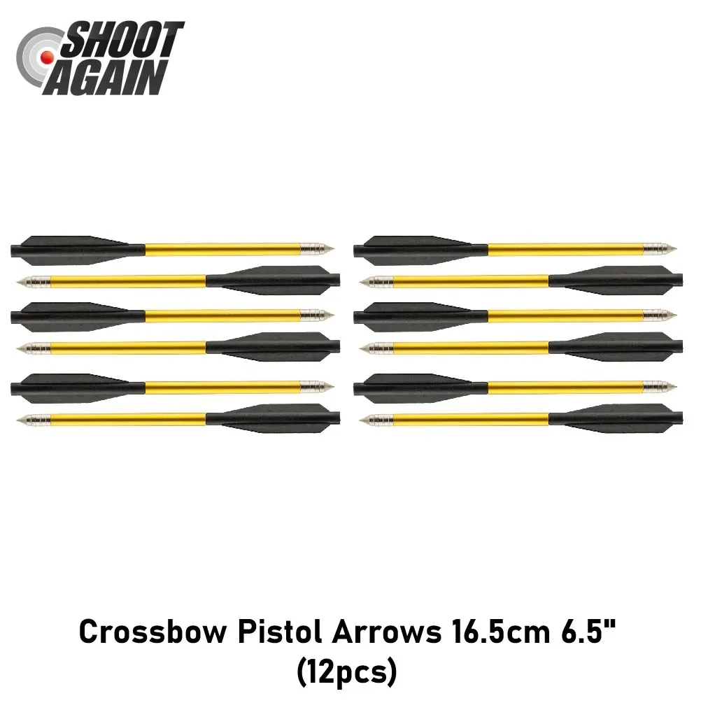 Crossbow Pistol Arrows 16.5cm 6.5" (12pcs)