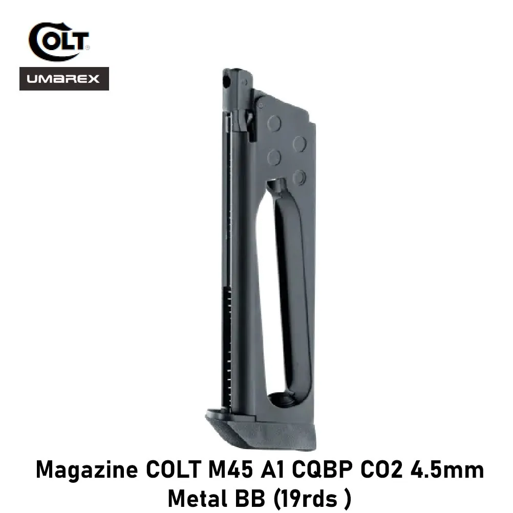 [2100000087525] Magazine COLT M45 A1 CO2 4.5mm Metal BB (19rds )
