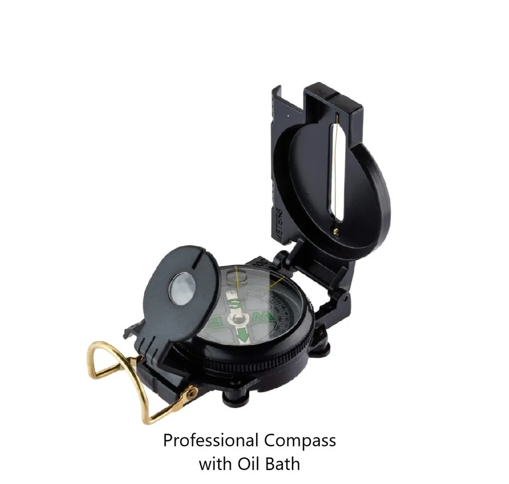 [2100000088195] Professional Compass with Oil Bath