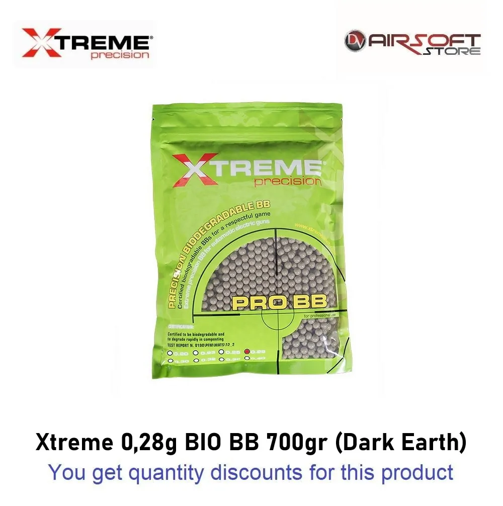 Xtreme 0.28g BIO BB 700gr (Dark Earth)
