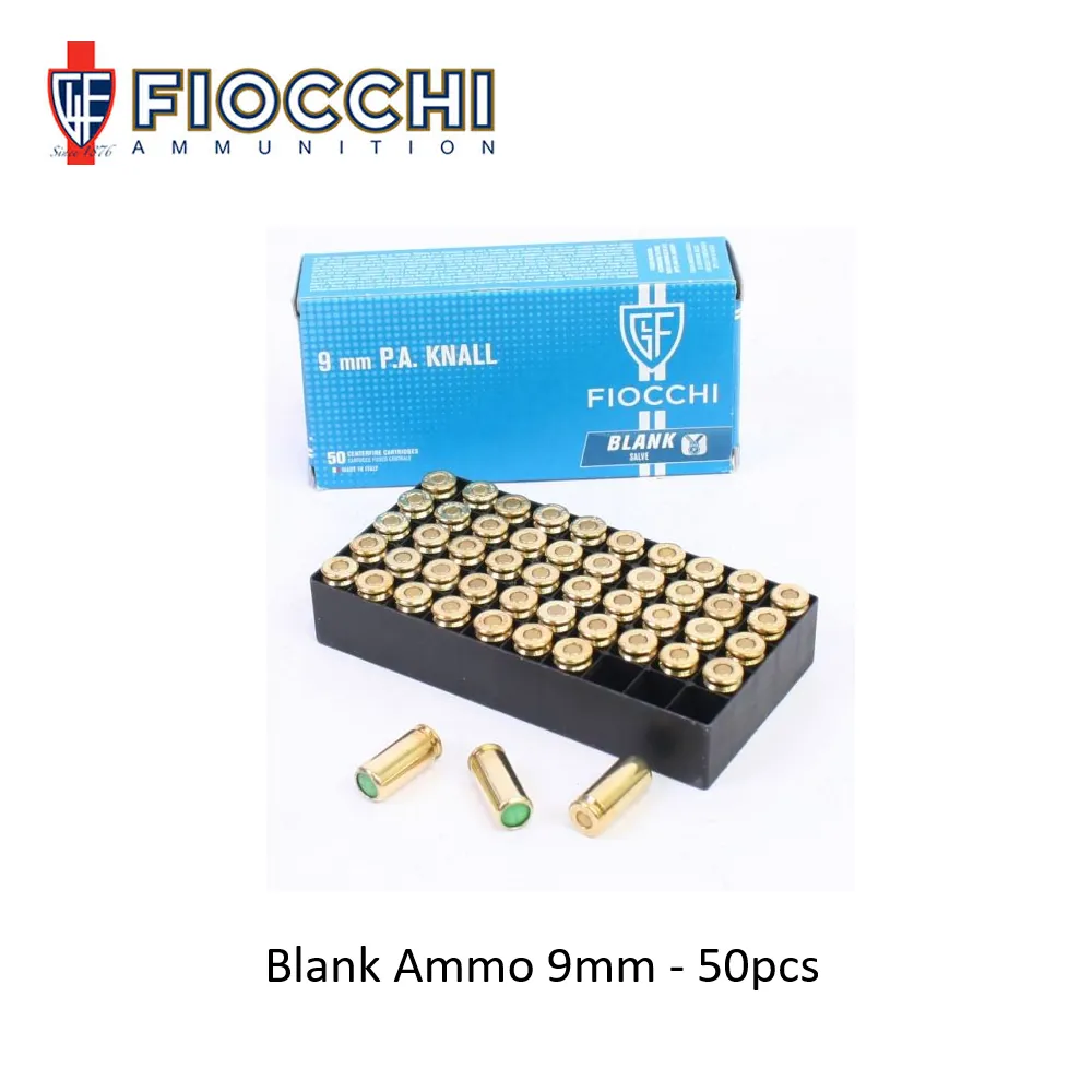 [2100000089475] Blank Ammo 9mm - 50pcs