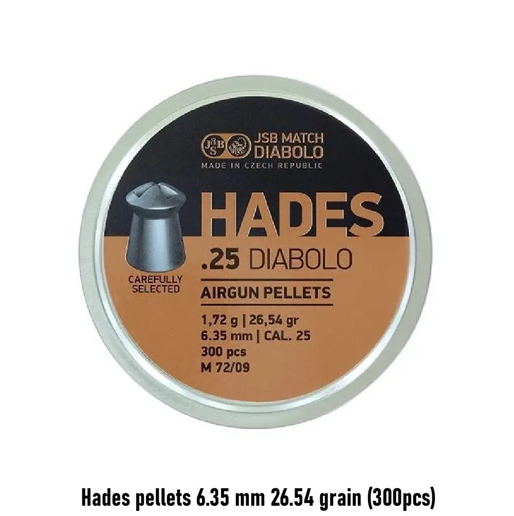 [2100000090464] Hades pellets 6.35 mm 26.54 grain (300pcs)