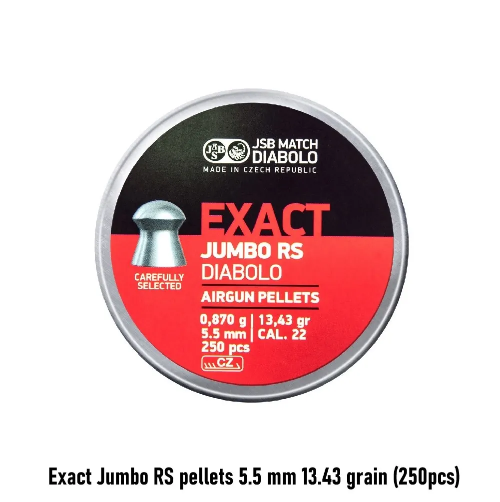 [2100000090518] Exact Jumbo RS pellets 5.5 mm 13.43 grain (250pcs)
