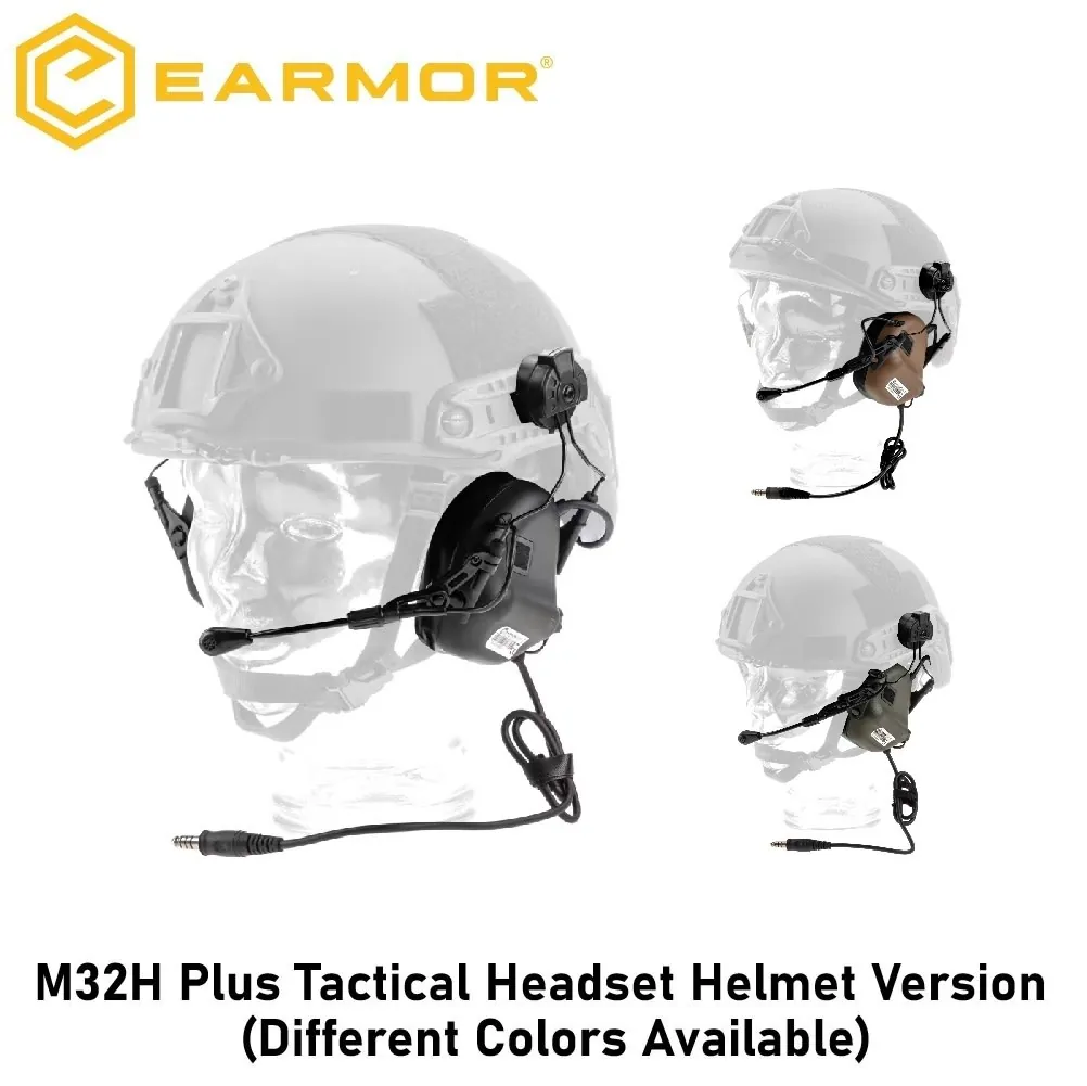 [2100000090648] M32H Plus Tactical Headset Helmet Version (Black)