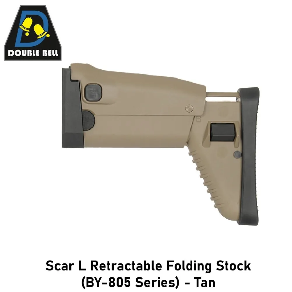 Scar L Retractable Folding Stock (BY-805 Series) - Tan