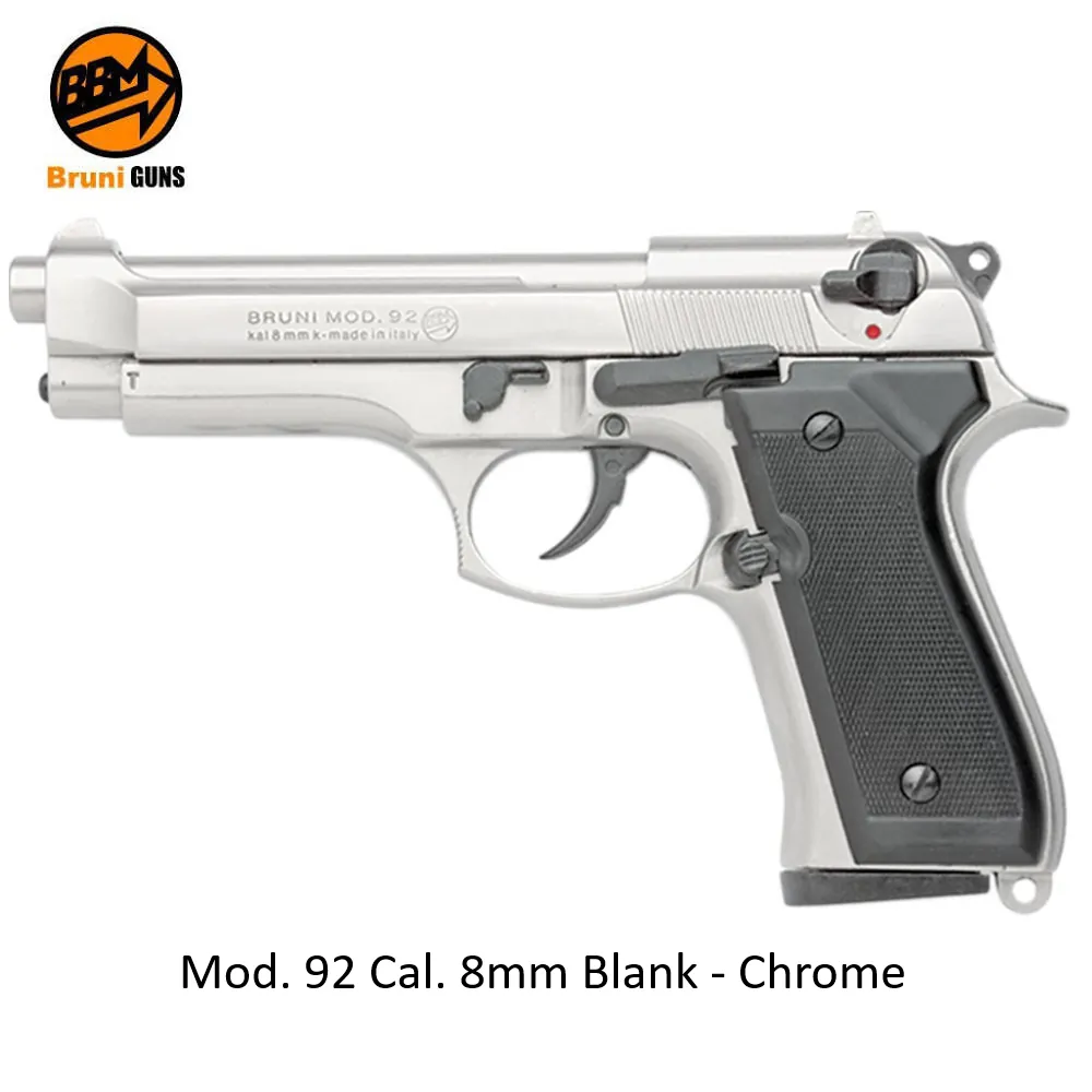 [2100000092338] Mod. 92 Cal. 8mm Blank - Chrome