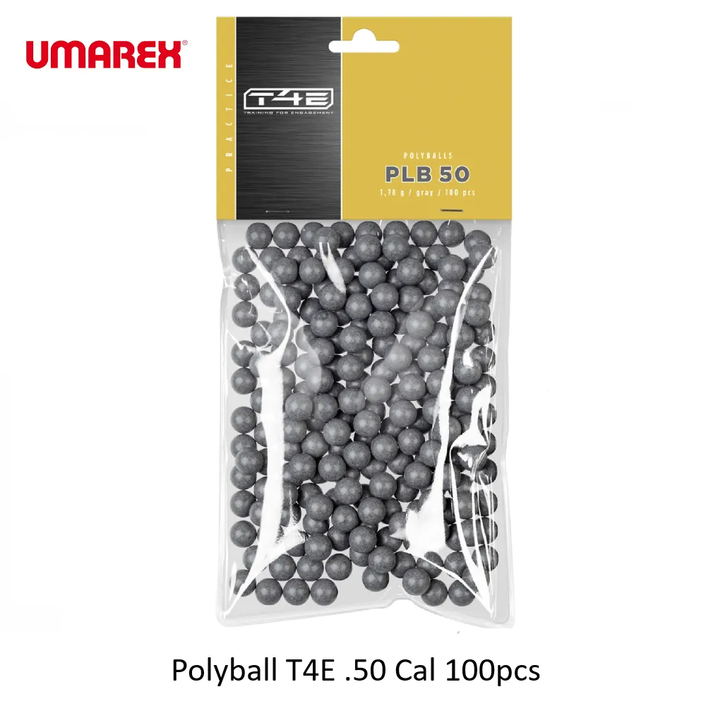 [2100000092536] Polyball T4E .50 Cal 100pcs