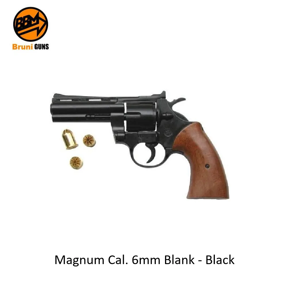 [2100000092543] Magnum Cal. 6mm Blank - Black